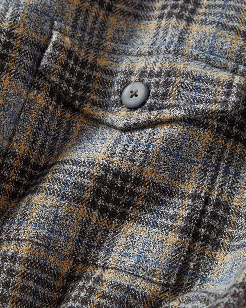 Fleece-Lined Plaid Shirt Jacket