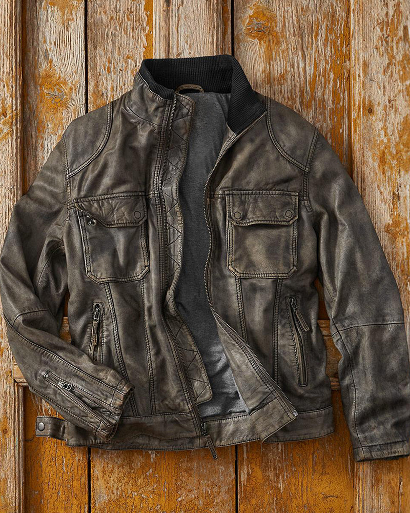 Casual Retro Moto Jacket